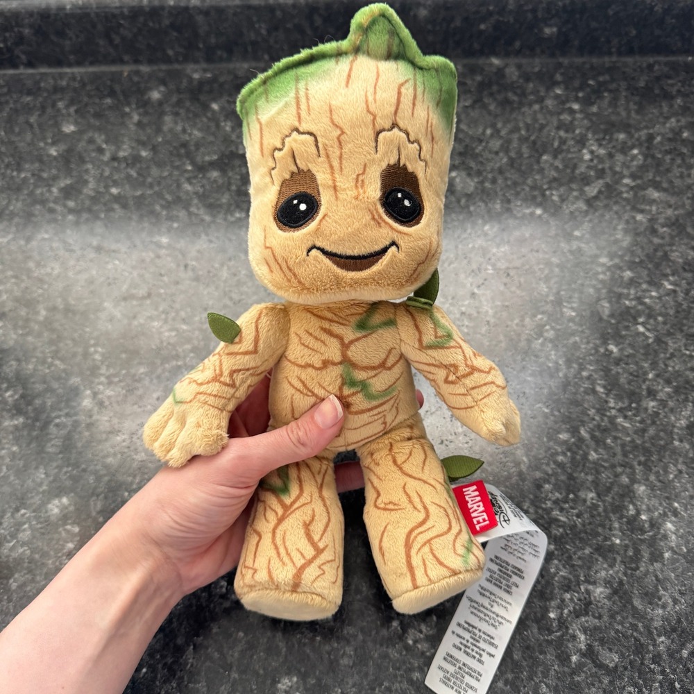 Disney Marvel Wonders of Xandar Guardians Baby Groot Posable Plush Toy Figure